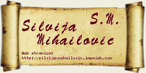 Silvija Mihailović vizit kartica